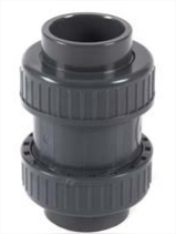 PVC Check valve with spring Ø 32 mm