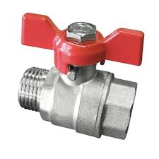 Globe valve butterfly handle MF 1/2"