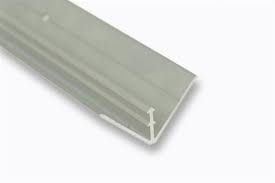 Aluminium clip profile 40 x 40 x 3000mm (rounded corners)
