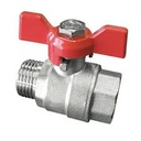 Globe valve butterfly handle MF 3/4&quot;
