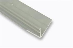 [ISOBIH40x40x3000AFH] Aluminium Clipsprofiel 40 x 40 x 3000mm (afgeronde hoeken)