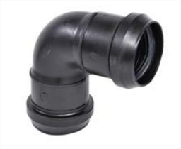 [PVCBOT090050AFVOER] PVC Knie 90° Ø50 afvoer